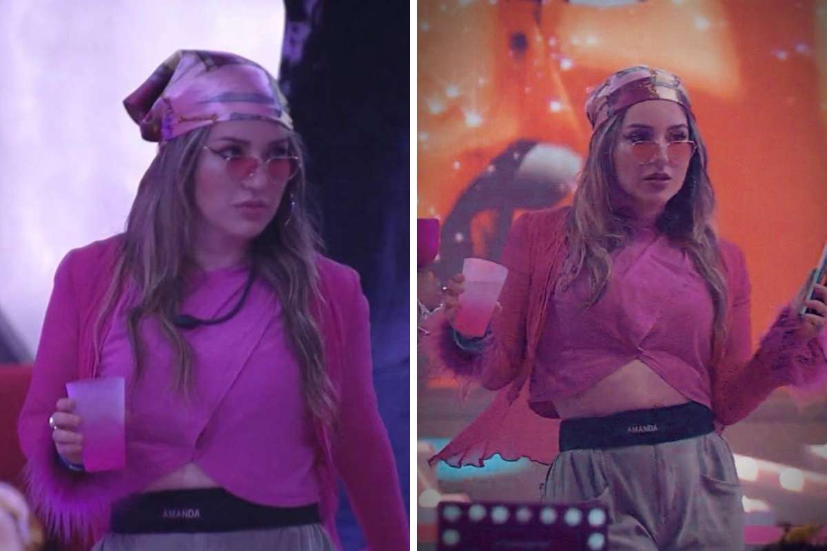 Amanda na festa de Aline no BBB23