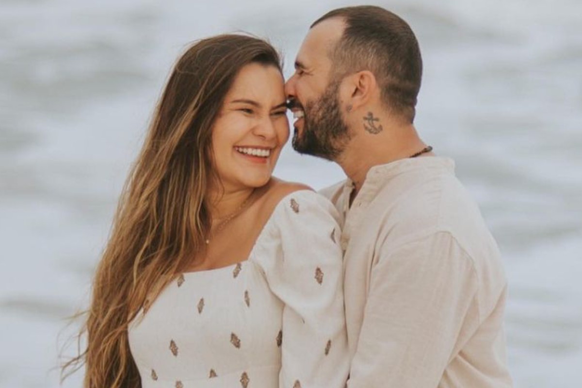 braulio bessa e camila mendes de chamego na praia