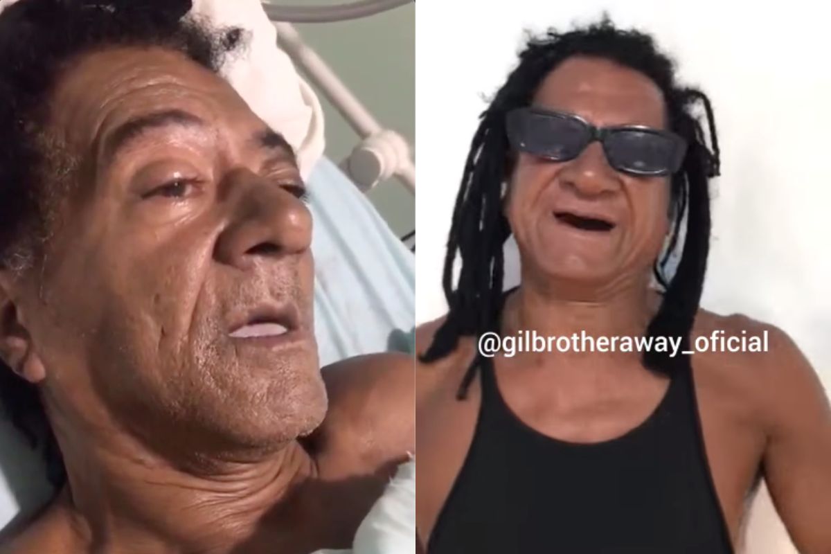 Gil Brother Away é internado após AVC