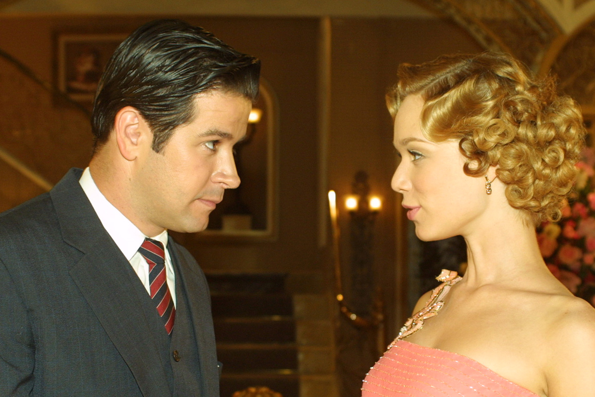 Danilo (Murilo Benício) e Ana (Mariana Ximenes) em Chocolate Com Pimenta