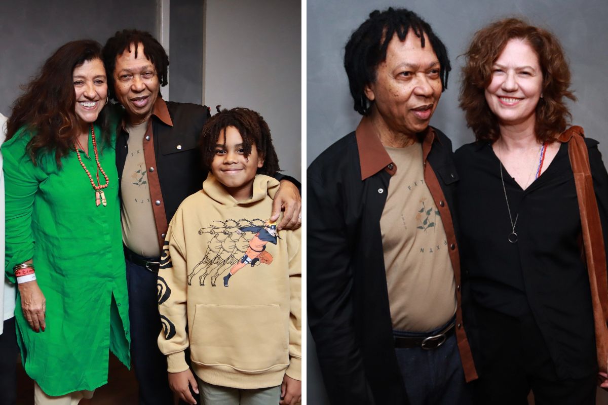 djavan com patricia pillar e família de regina casé