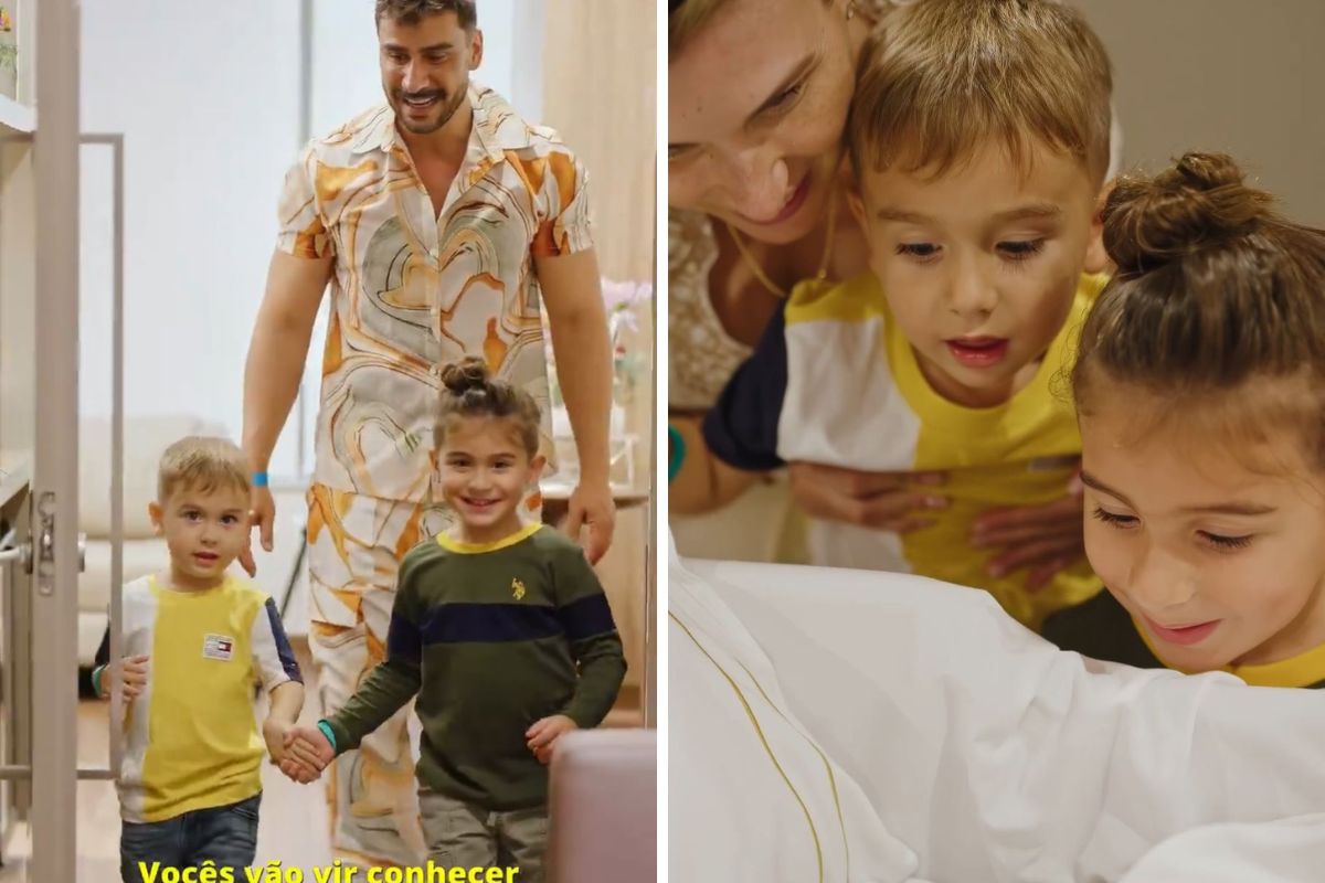 filhos de julio rocha conhecendo a irmã
