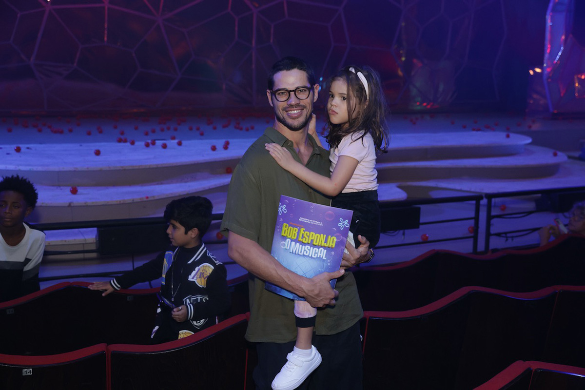 José Loreto com a filha Bella