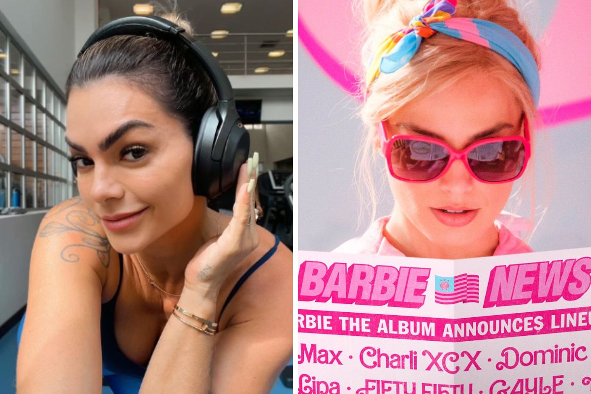 Kelly Key e Margot Robbie como Barbie