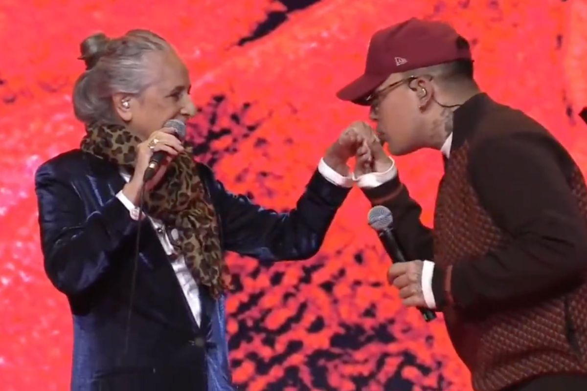 Maria Bethânia e Gloria Groove ensaiam para homenagem a Alcione