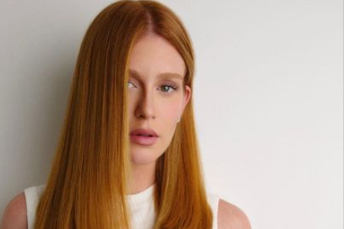 Marina Ruy Barbosa com novo corte de cabelos, para personagem de Fuzuê