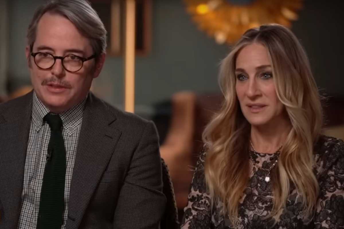 Sarah Jessica Parker e Matthew Broderick em entrevista no programa Sunday Morning da CBS