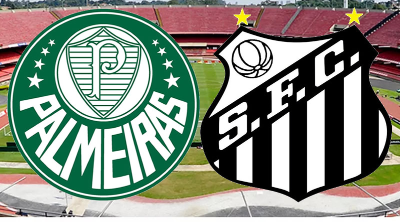 Palmeiras x Santos; saiba onde assistir a partida do brasileirão