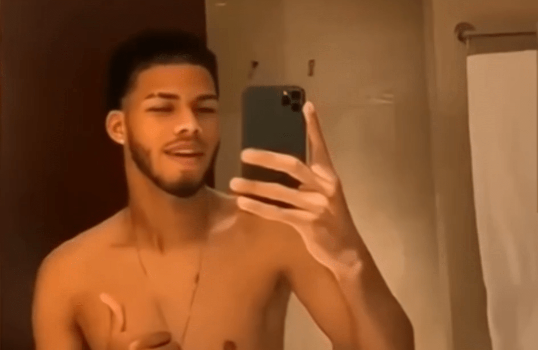 Vaza nude de Nathan Santos, jogador do Santos