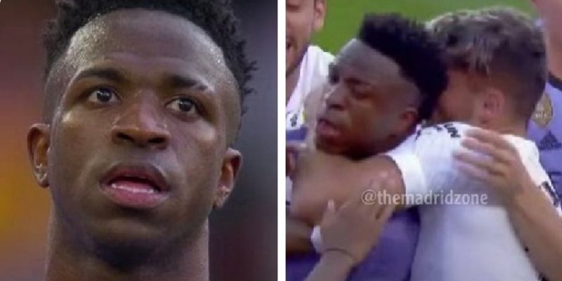 VÍDEO: Vinícius Jr é vítima de racismo, sofre mata-leão de jogador branco e é expulso da partida