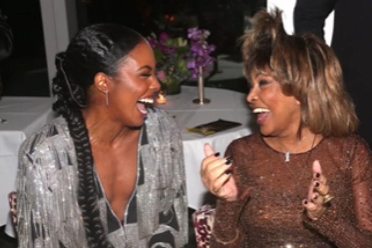 Adrienne Warren e Tina Turner, em foto postada pela atriz