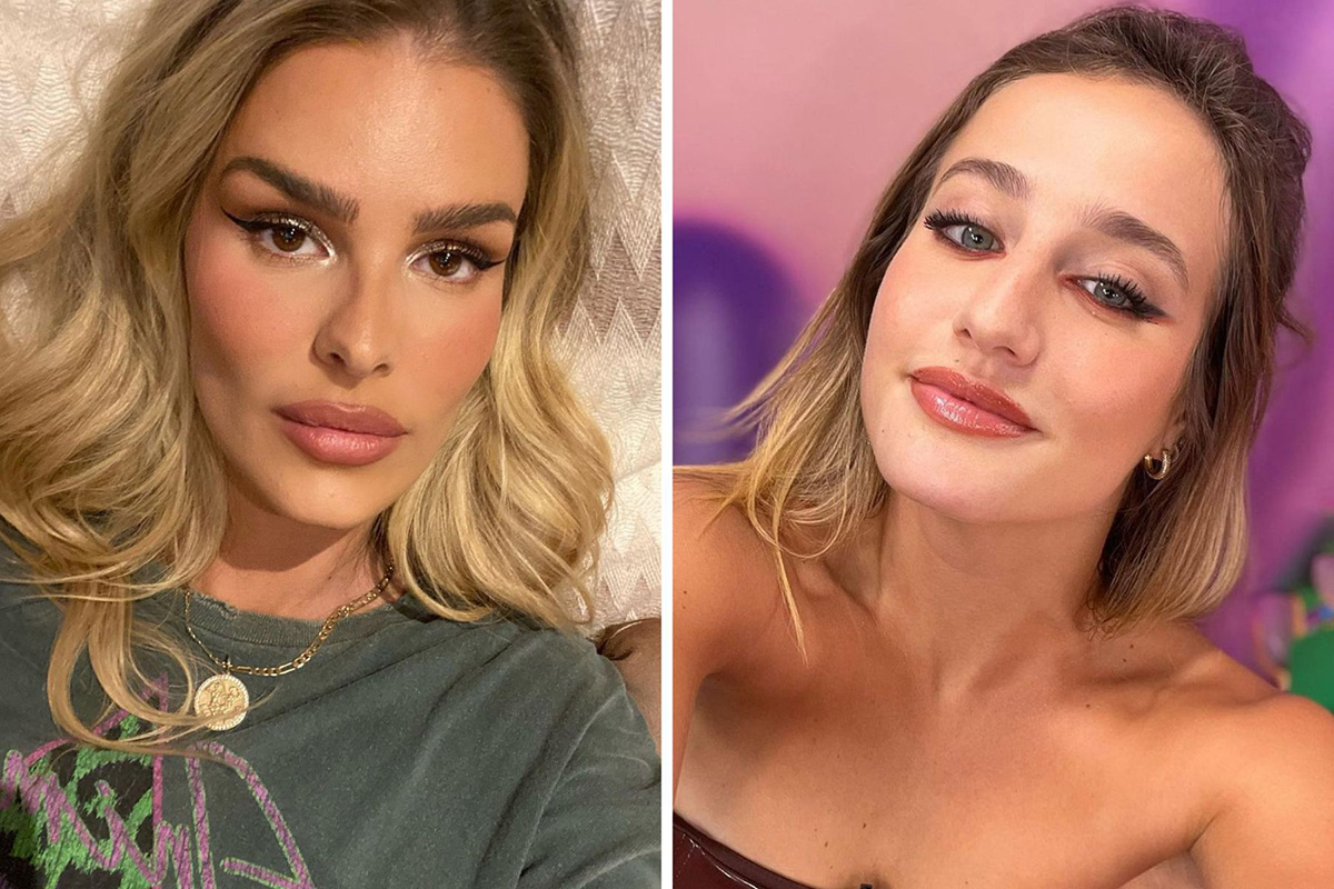 Fotomontagem Yasmin Brunet e Bruna Griphao