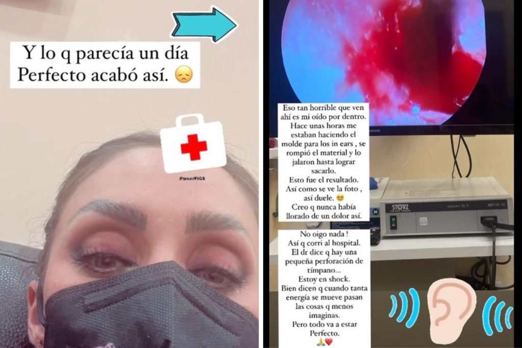 Anahí desabafa após sofrer perfuração no tímpano