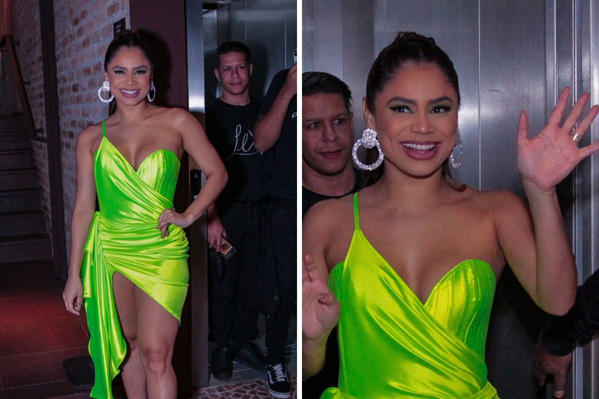 Lexa vestido verde