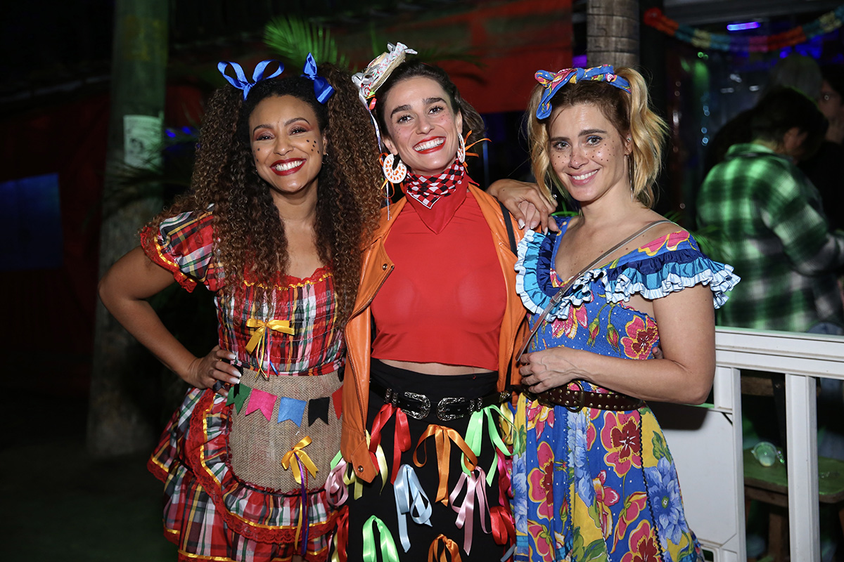 Sheron Menezzes, Priscila Steinman e Carolina Dieckmann