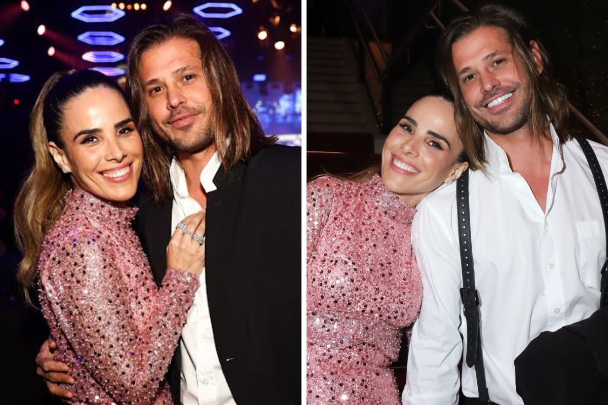 Wanessa Camargo e Dado Dolabella, elegantes, em leilão do Instituto Neymar Jr