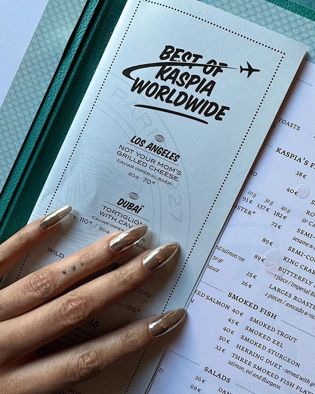 Cardápio do restaurante. Reprodução/Instagram @beyonce Lorena Bueri