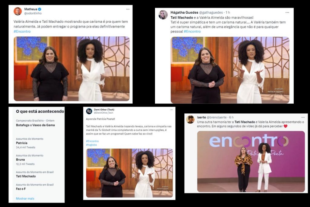 Tati Machado e Valéria Almeida comandaram o Encontro