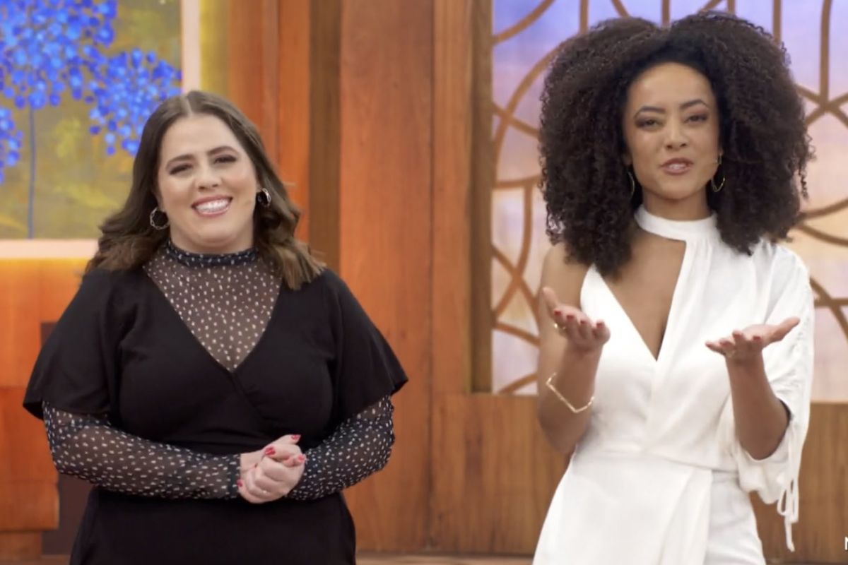 Tati Machado e Valéria Almeida no Encontro