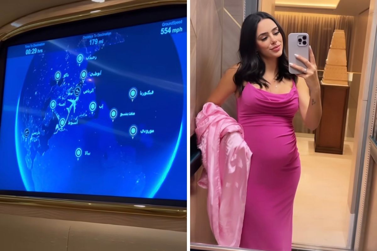 Bruna Biancardi na Arábia Saudita