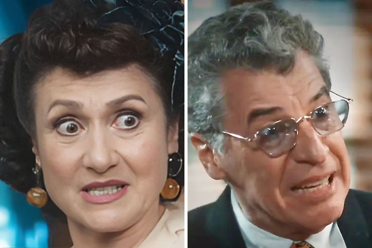 Cândida (Zezé Polessa) e Anselmo (Paulo Betti) em Amor Perfeito