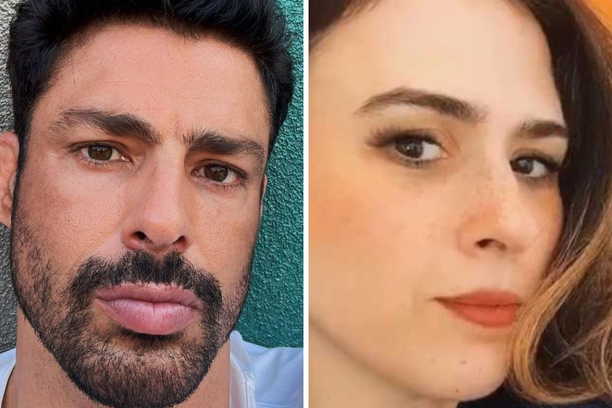 Fotomontagem Cauã Reymond e Tata Werneck