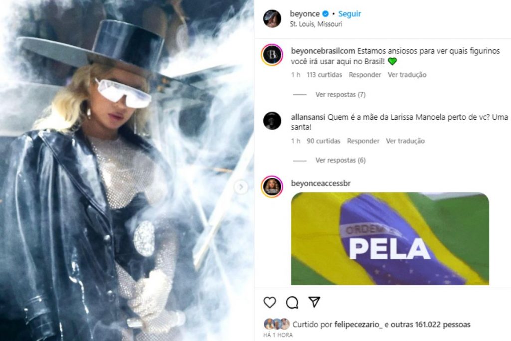 comentarios-fas-brsileiro-postagem-beyonce-instagram-1-1024x683-1 Fãs cobrando show de Beyoncé no Brasil