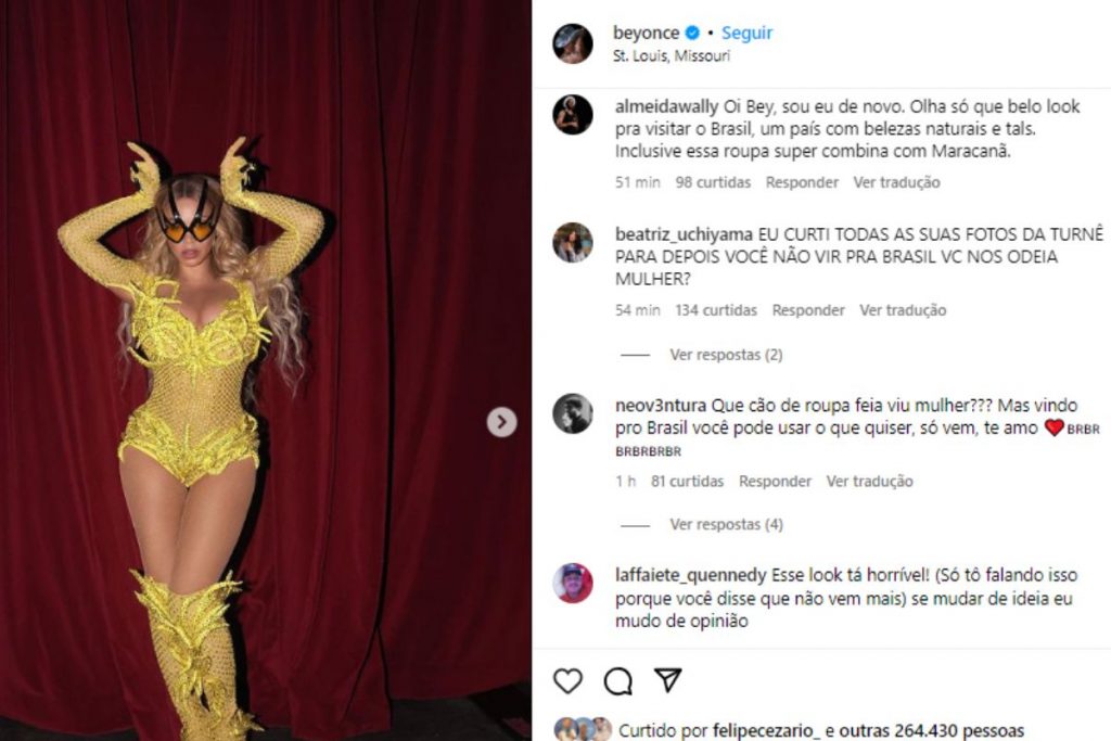 comentarios-fas-brsileiro-postagem-beyonce-instagram-1024x683-1 Fãs cobrando show de Beyoncé no Brasil