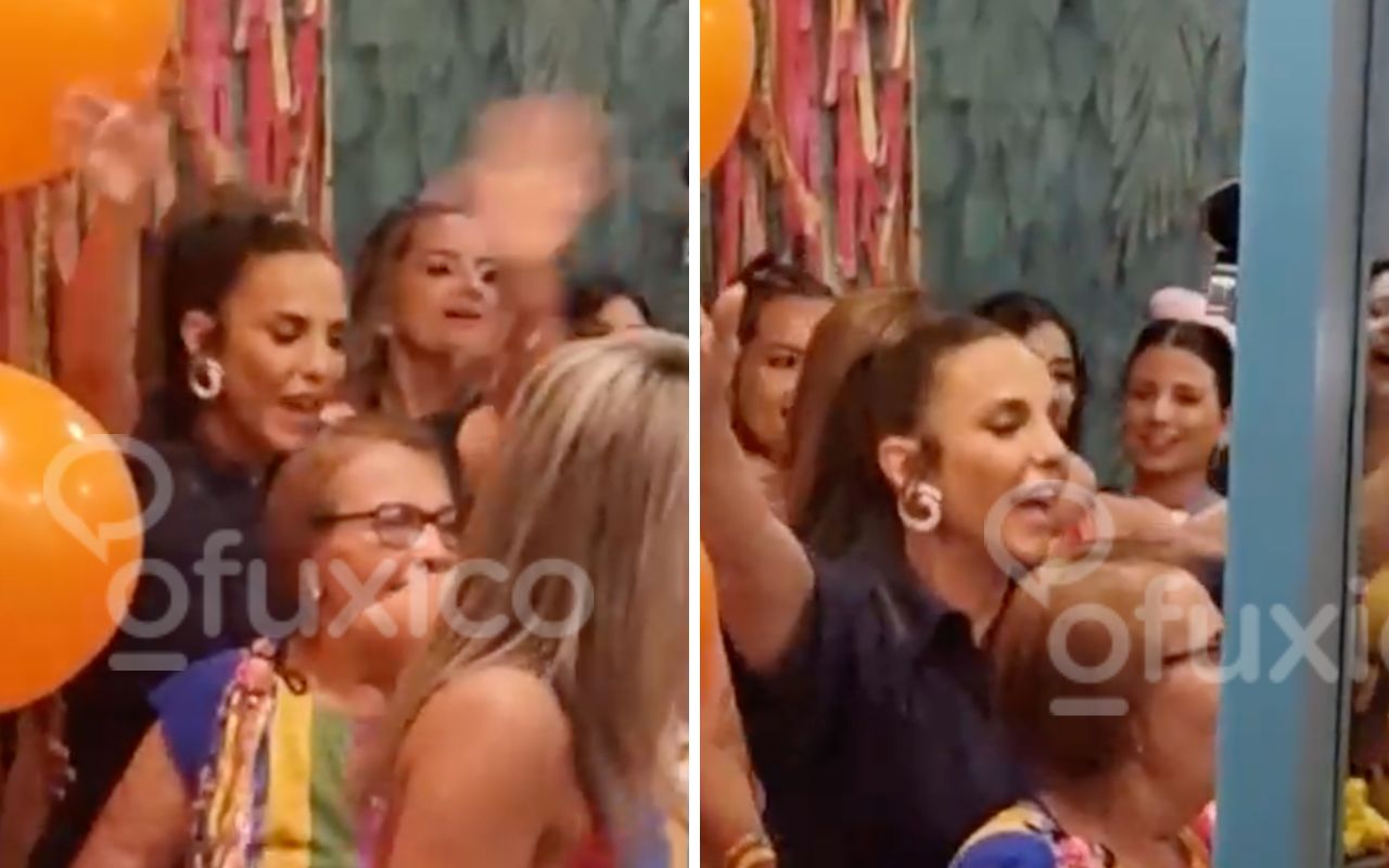 Ivete Sangalo na festa da fã