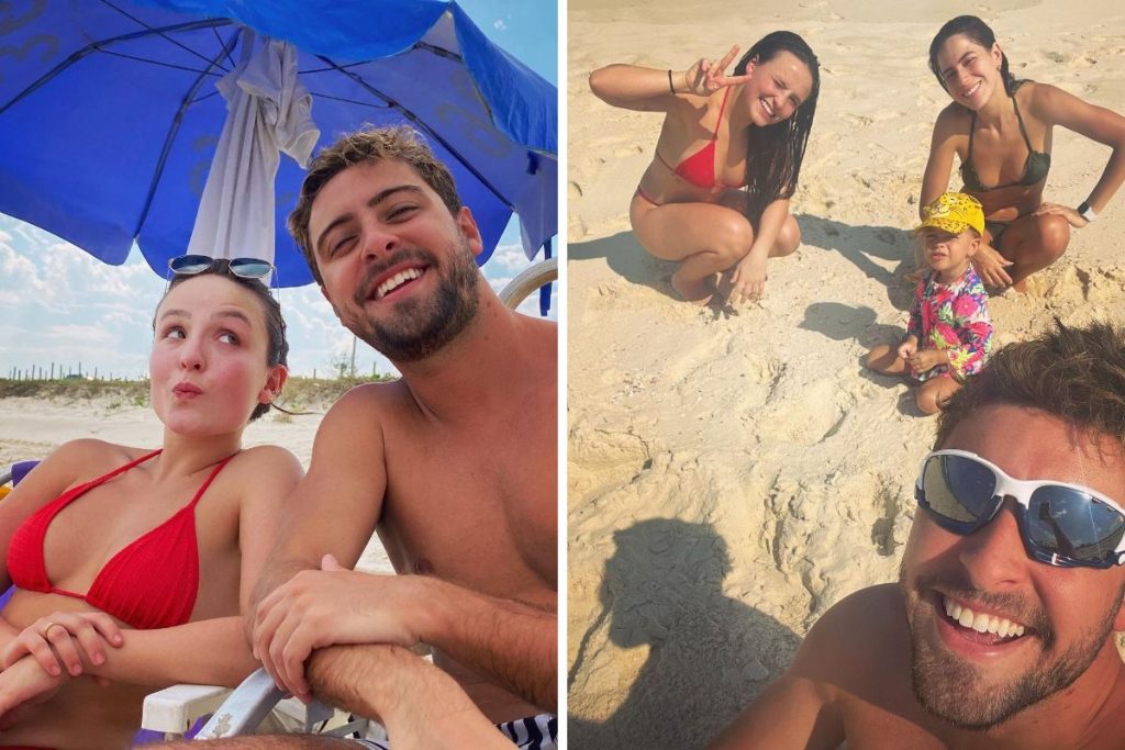 larissa-manoela-eike-duarte-biquini-praia-1024x683-1 Larissa Manoela curtiu dia de prai com o ator Eike Duarte e a família dele