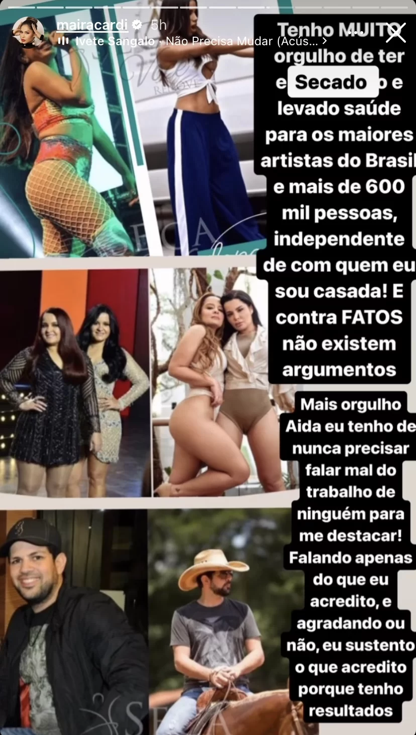 Maíra Cardi via redes sociais (Foto: Reprodução/Instagram/@mairacardi)  Lorena Bueri