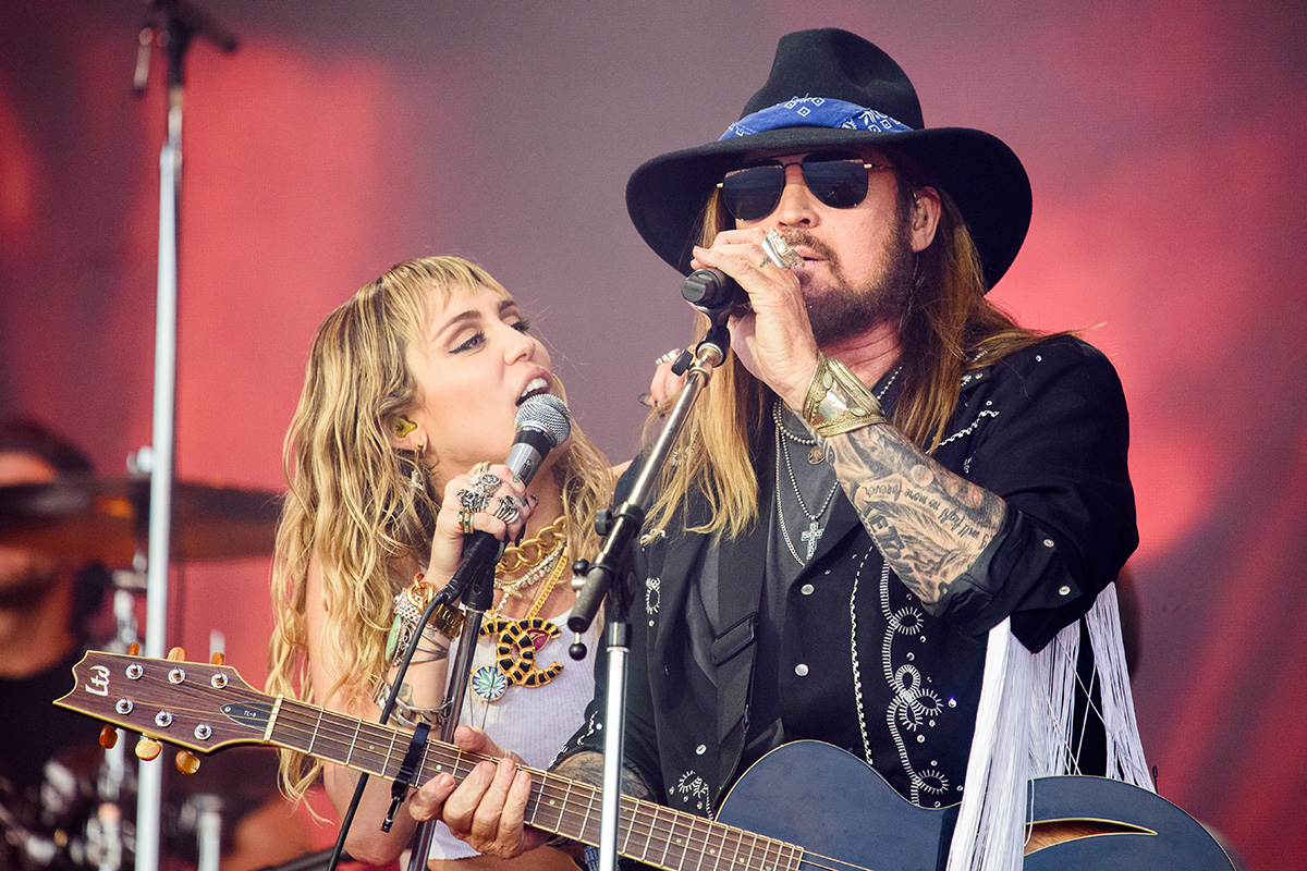 Miley Cyrus e Billy Ray Cyrus