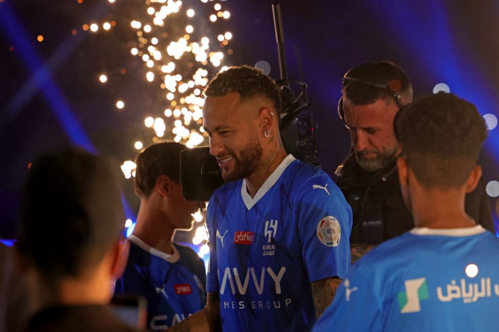 Neymar apresentado na Arábia Saudita