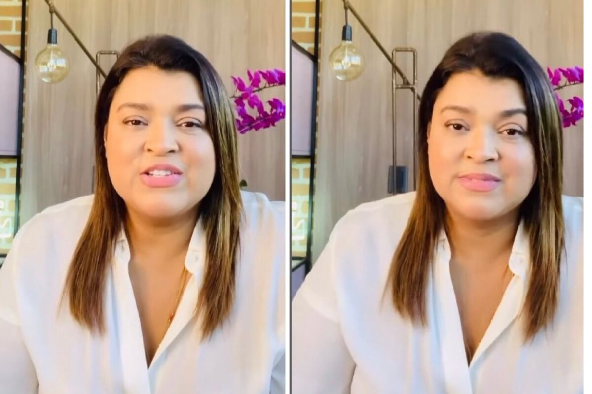 Preta Gil de camisa branca
