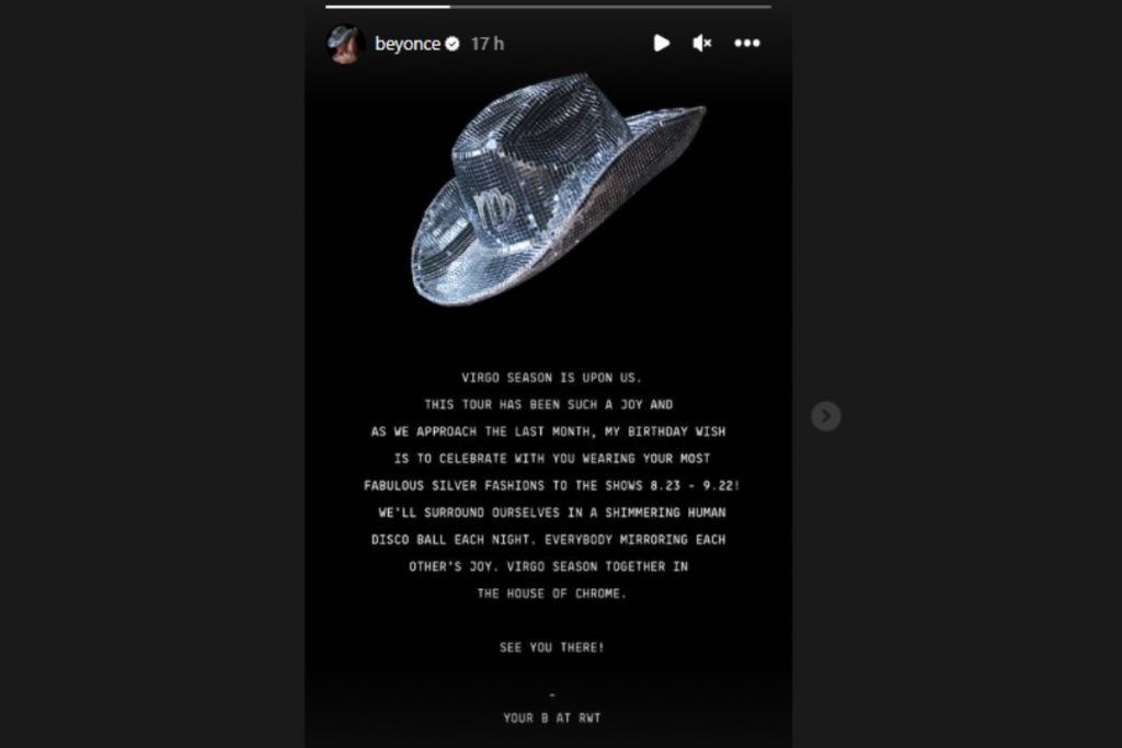 stories-beyonce-anunciando-fim-renaissance-tour-instagram-1024x683-1 Stories de Beyoncé anunciando fim da “Renaissance Tour”