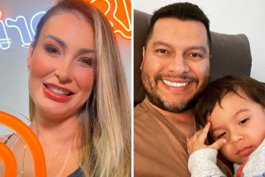 andressa urach, thiago lopes e filho