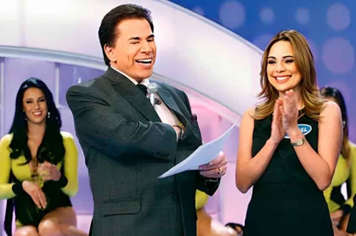 Silvio Santos e Rachel Scheherazade