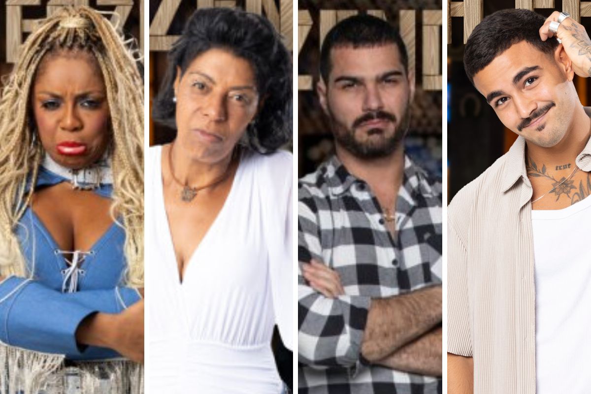 Cariúcha, Marcia Fu, Shayan e Yuri Meirelles estão na Roça
