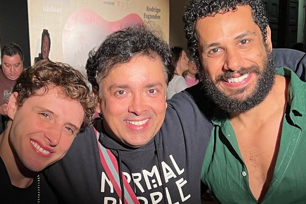 Diego Martins, Rodrigo Fagundes e Amaury Lorenzo