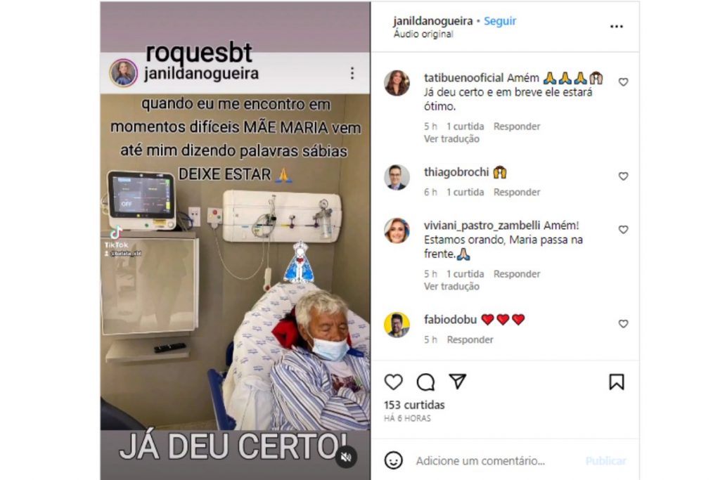 janilda-nogueira-orando-por-roque-instagram-1024x683-1 Janilda Nogueira orando pela melhora de Roque no Instagram