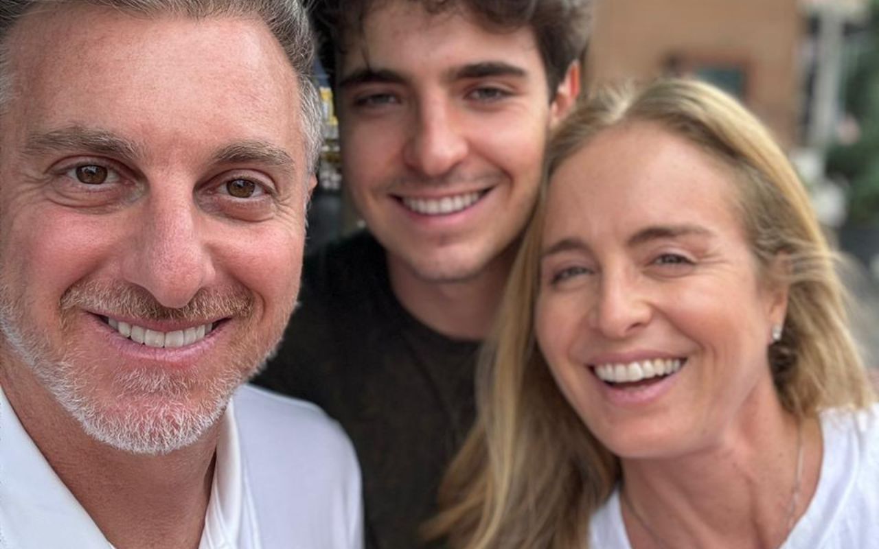 João Guilherme, Luciano Huck e Angélica