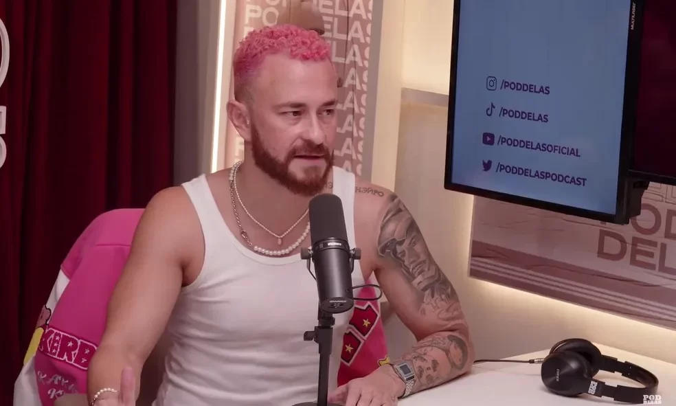 Fred em entrevista ao Poddelas
