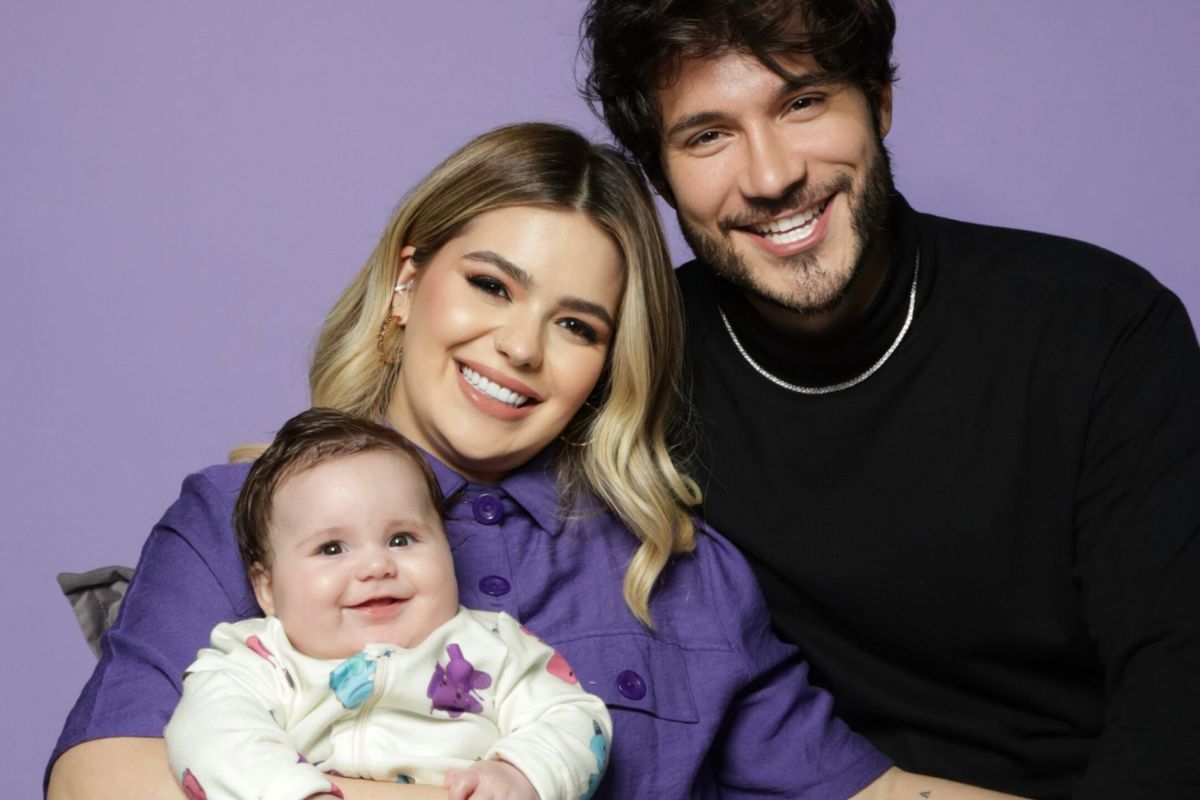 Lua, Viih Tube e Eliezer em uma foto sorridente