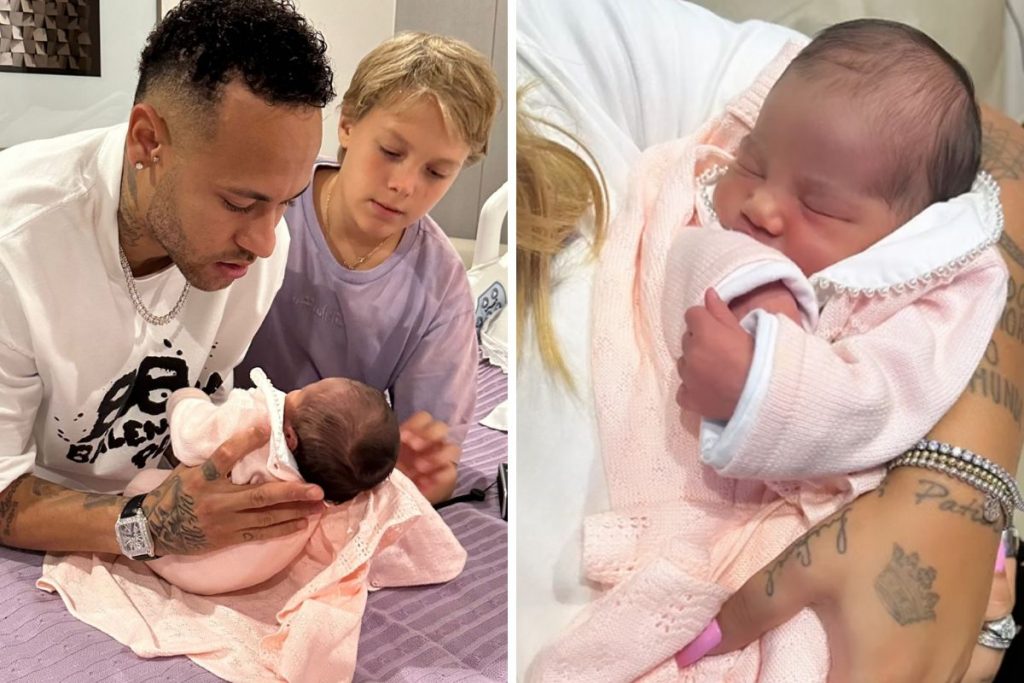 Neymar. Davi Lucca e Mavie