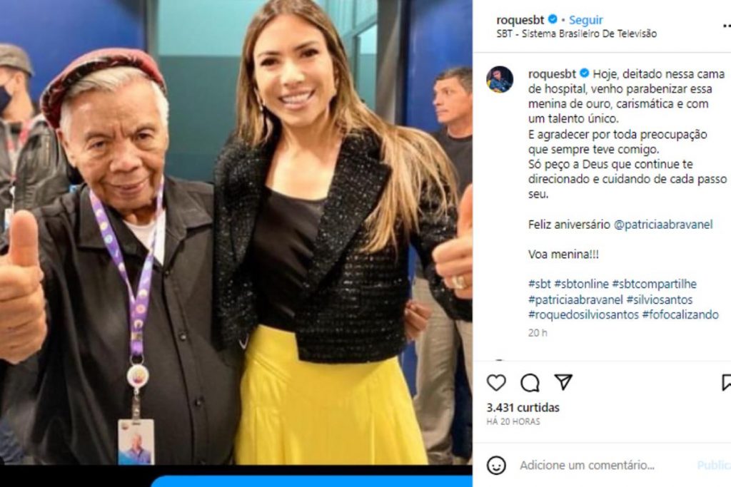 roque-parabenizando-patricia-abravanel-instagram-1024x683-1 Roque parabenizando Patrícia Abravanel no Instagram