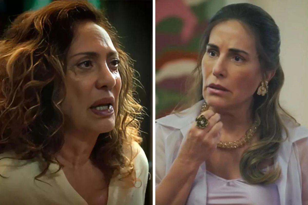 Agatha e Irene fazem união em uma lista fatal (Reprodução/Globo)