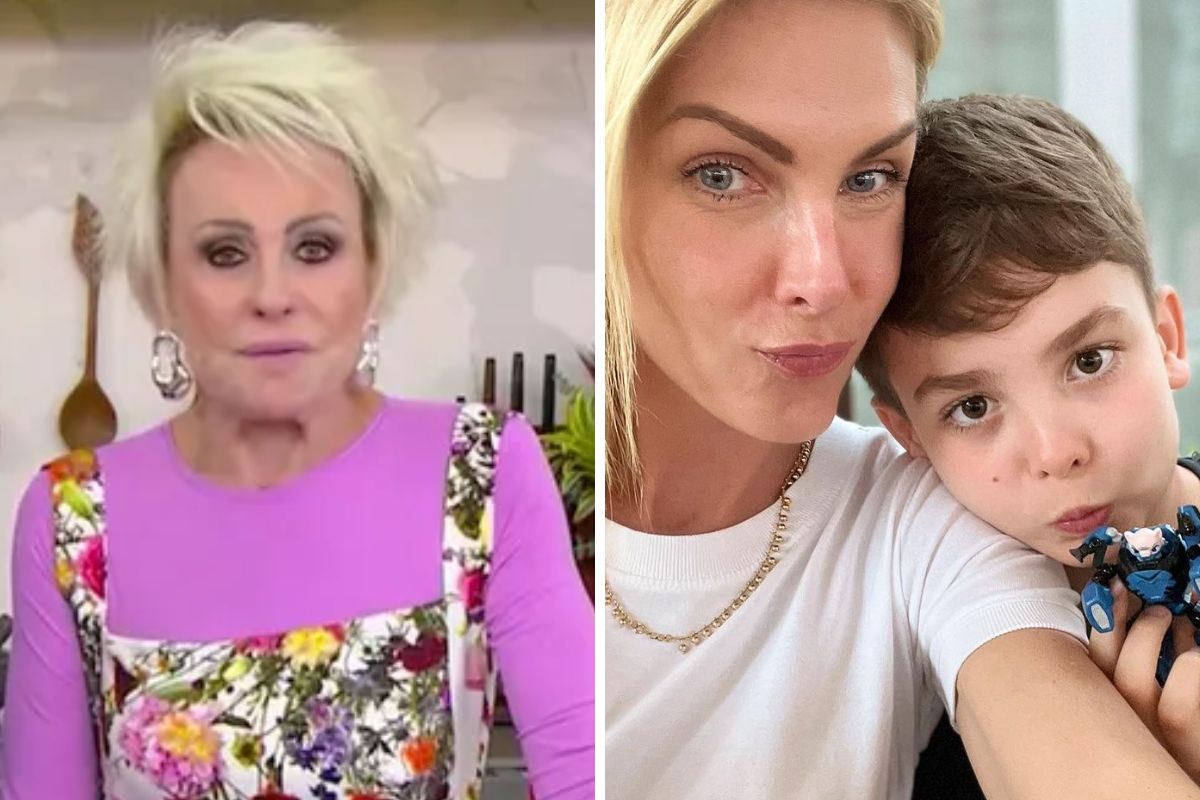 Ana Maria Braga, Ana Hickmann e o filho dela, Alexandre