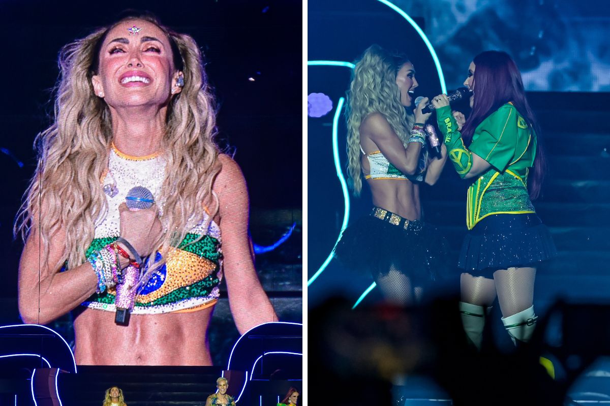 Anahi se emocionou ao se apresentar