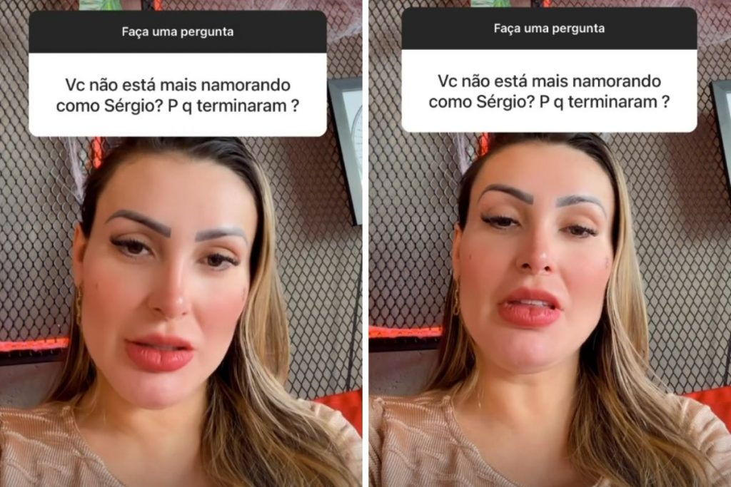 Andressa Urach revela que não está mais namorando