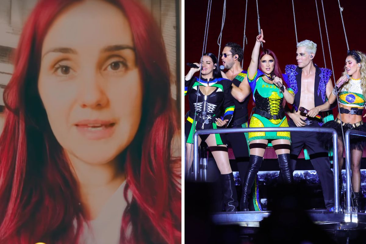 Dulce María e show do RBD no Brasil